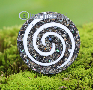 Ring, Made From Resin With Shell