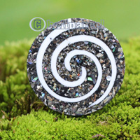 Ring, Made From Resin With Shell