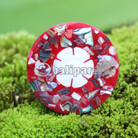 Ring, Made From Resin With Shell