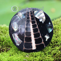 Ring, Made From Resin With Shell