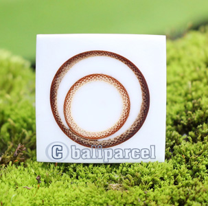 Ring, Made From Resin With Bamboo