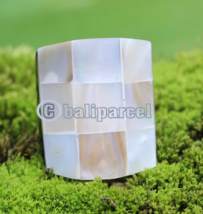 Ring, Made From Resin With Shell