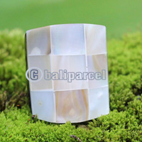 Ring, Made From Resin With Shell