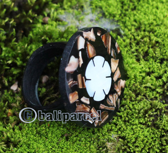 Ring, Made From Resin With Shell