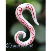 Pair Of Organic Body Piercing, Handmade With Bone