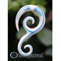 Pair Of Organic Body Piercing, Handmade With Bone