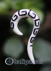 Pair Of Organic Body Piercing, Handmade With Bone