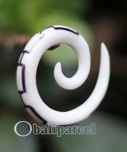 Pair Of Organic Body Piercing, Handmade With Bone