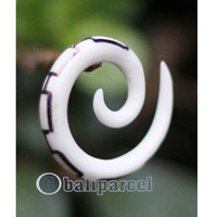 Pair Of Organic Body Piercing, Handmade With Bone
