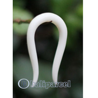 Pair Of Organic Body Piercing, Handmade With Bone