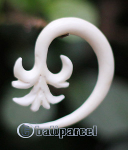 Pair Of Organic Body Piercing, Handmade With Bone