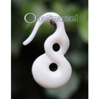 Pair Of Organic Body Piercing, Handmade With Bone