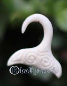 Pair Of Organic Body Piercing, Handmade With Bone