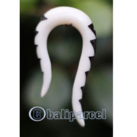 Pair Of Organic Body Piercing, Handmade With Bone