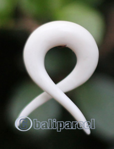 Pair Of Organic Body Piercing, Handmade With Bone