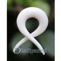 Pair Of Organic Body Piercing, Handmade With Bone