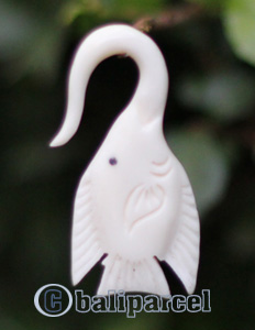 Pair Of Organic Body Piercing, Handmade With Bone