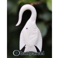 Pair Of Organic Body Piercing, Handmade With Bone