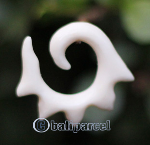 Pair Of Organic Body Piercing, Handmade With Bone