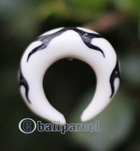 Pair Of Organic Body Piercing, Handmade With Bone