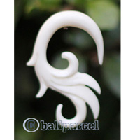 Pair Of Organic Body Piercing, Handmade With Bone