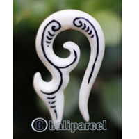 Pair Of Organic Body Piercing, Handmade With Bone