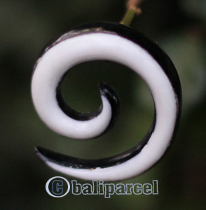 Pair Of Organic Body Piercing, Handmade With Bone