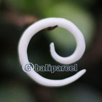 Pair Of Organic Body Piercing, Handmade With Bone