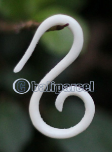 Pair Of Organic Body Piercing, Handmade With Bone