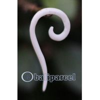 Pair Of Organic Body Piercing, Handmade With Bone