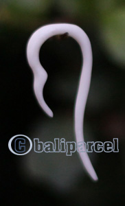 Pair Of Organic Body Piercing, Handmade With Bone