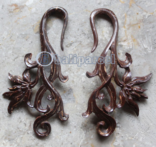 Pair Of Organic Body Piercing, Handmade With Coconut