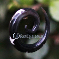 Pair Of Organic Body Piercing, Handmade With Horn