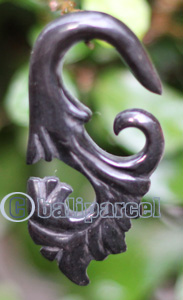 Pair Of Organic Body Piercing, Handmade With Horn