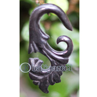 Pair Of Organic Body Piercing, Handmade With Horn