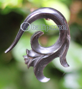 Pair Of Organic Body Piercing, Handmade With Horn