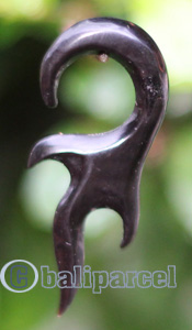 Pair Of Organic Body Piercing, Handmade With Horn
