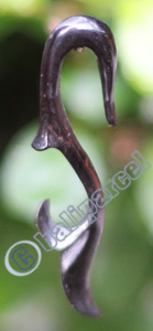 Pair Of Organic Body Piercing, Handmade With Horn