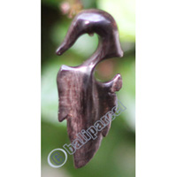 Pair Of Organic Body Piercing, Handmade With Horn