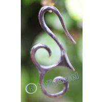 Pair Of Organic Body Piercing, Handmade With Horn