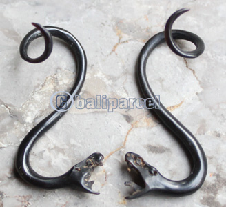 Pair Of Organic Body Piercing, Handmade With Horn