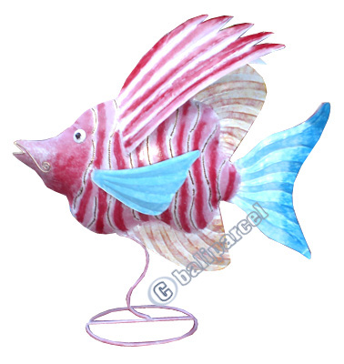 Fish, Made From Iron With Handpainted