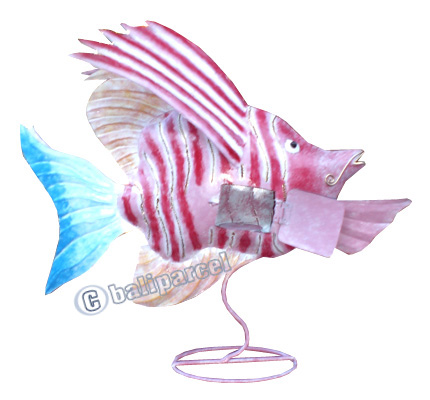 Fish, Made From Iron With Handpainted