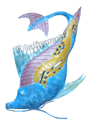 Fish, Made From Iron With Handpainted