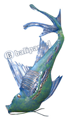 Fish, Made From Iron With Handpainted