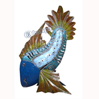 Fish, Made From Iron With Handpainted
