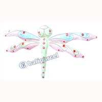 Dragonfly, Made From Iron With Hanpainted