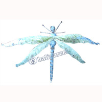 Dragonfly, Made From Iron With Hanpainted