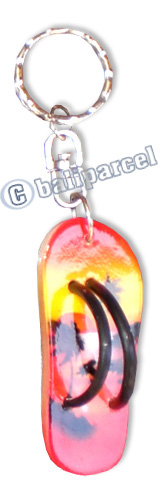 Airbrushed Keyrings, Made From Wood With Airbrush