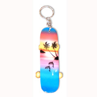 Airbrushed Keyrings, Made From Wood With Airbrush